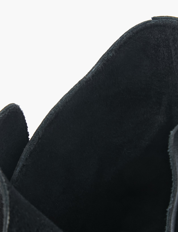 Черные женские ботинки на высокой подошве MASCOTTE 234-224922-0602 | ракурс 7