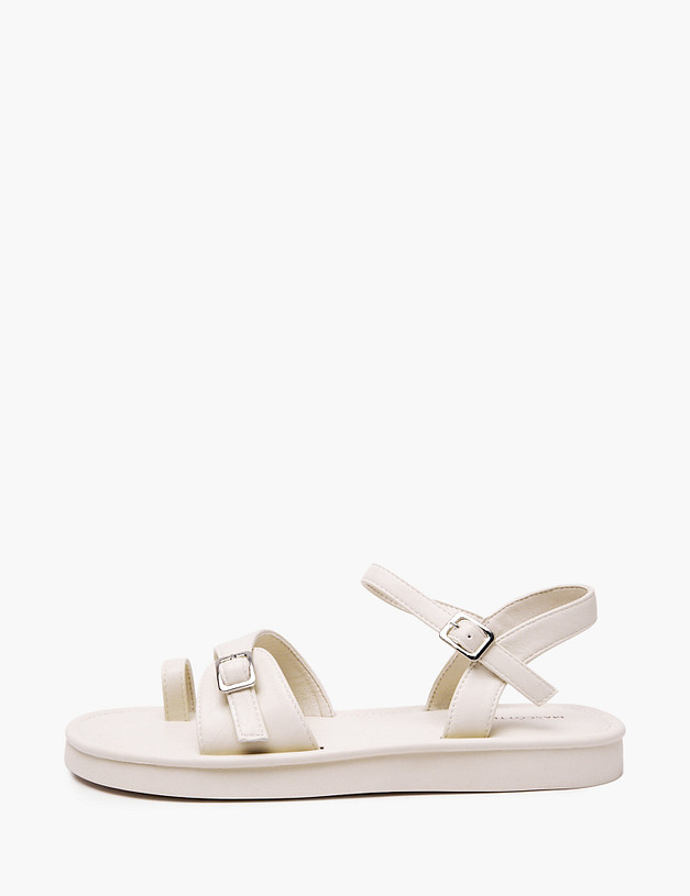 Молочные женские сандалии MASCOTTE 78-511661-0601 | ракурс 1