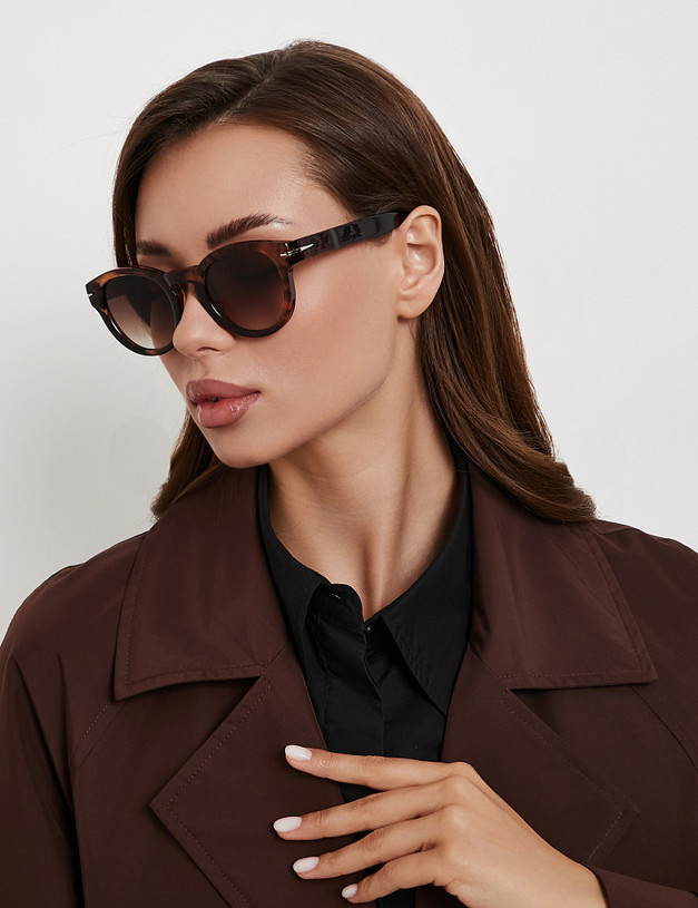 Коричневые женские очки MASCOTTE 793-6110-7709 | ракурс 1