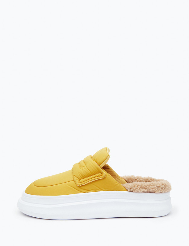 Желтые женские сабо MASCOTTE 151-3205624-0208 | ракурс 2