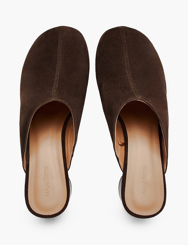 Коричневые женские мюли MASCOTTE 94-614611-4680M | ракурс 4