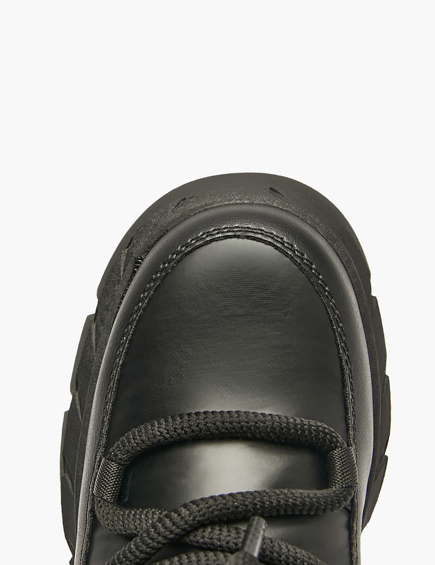 Черные зимние ботинки для девочек MASCOTTE 98-524651-0202 | ракурс 5