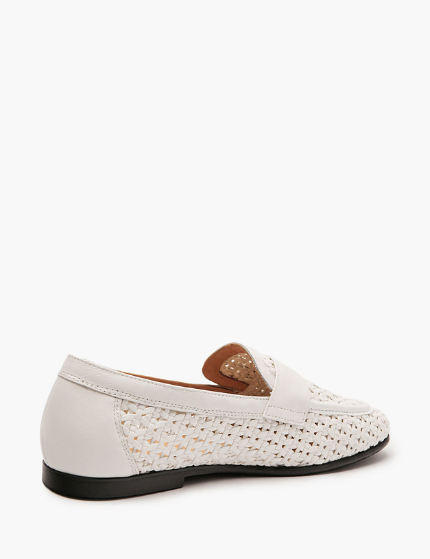 Белые женские лоферы MASCOTTE 58-312194-0601 | ракурс 3 Белые женские лоферы MASCOTTE 58-312194-0601 | ракурс 3