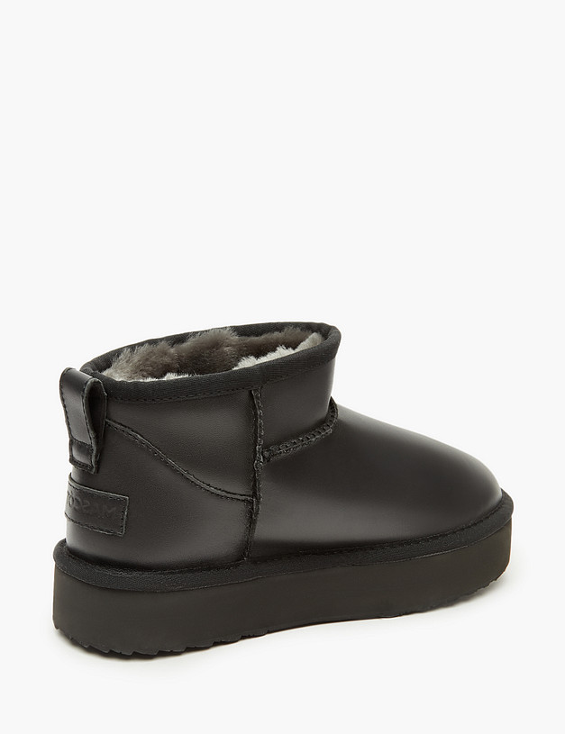 Черные женские угги MASCOTTE 234-3206532-0220 | ракурс 3