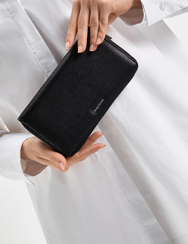 Черный женский кошелек MASCOTTE 642-3105-102 | ракурс 1