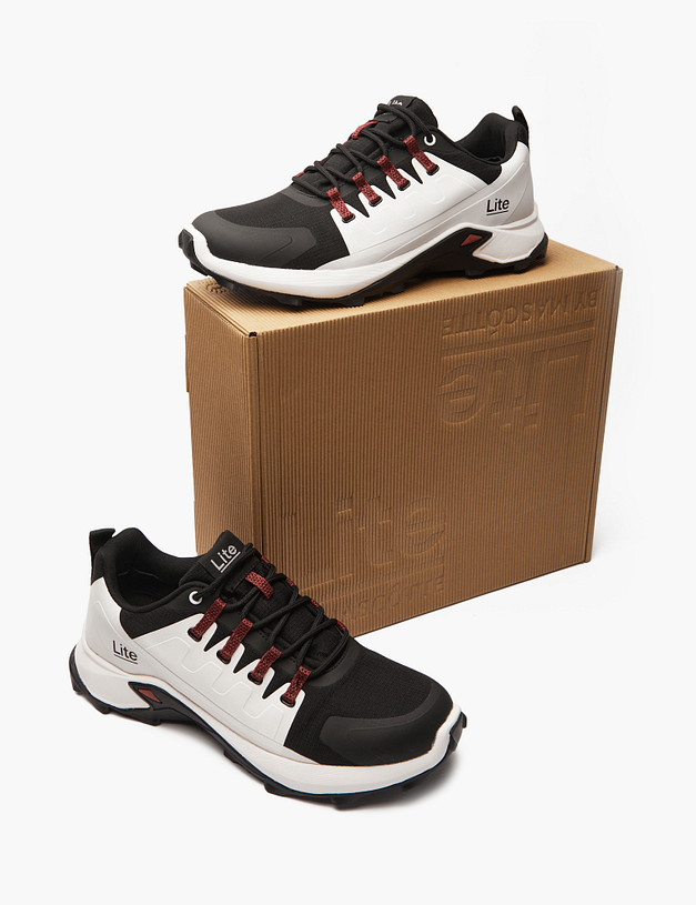 Черные мужские контрастные кроссовки MASCOTTE 156-420221-0202 | ракурс 9