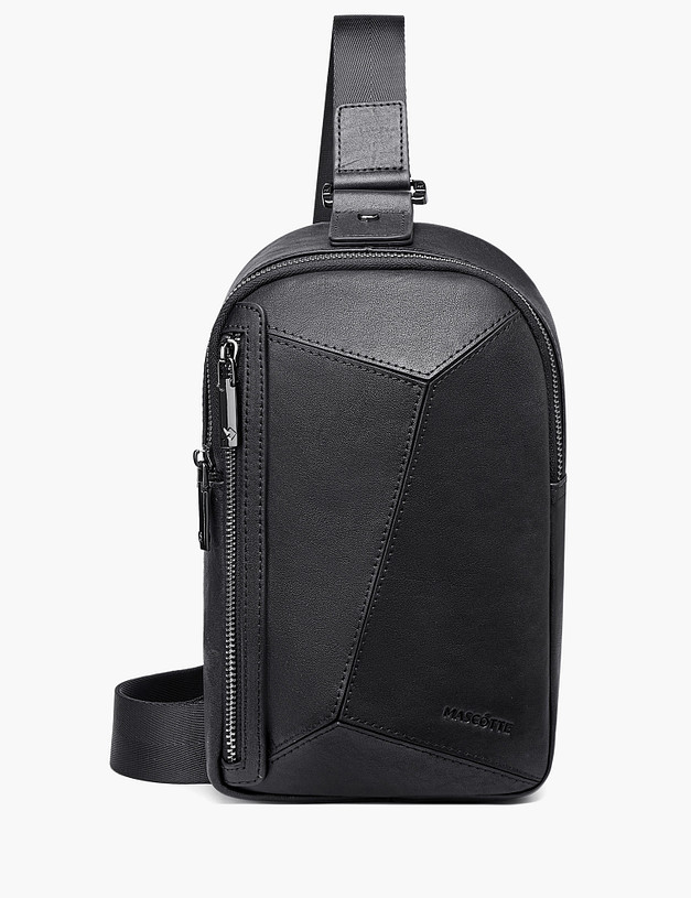 Черная мужская сумка MASCOTTE 604-5121-102 | ракурс 2
