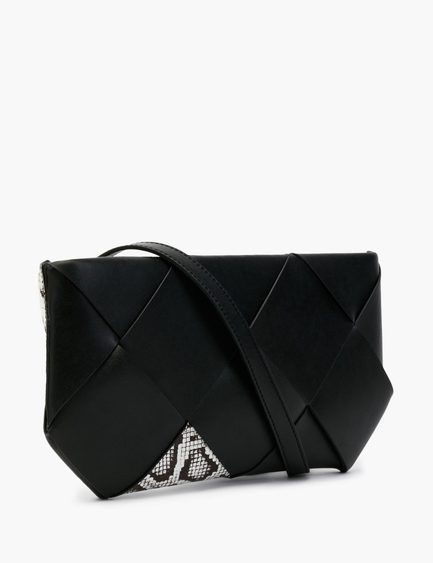 Черный женский клатч MASCOTTE 658-2116-602 | ракурс 1