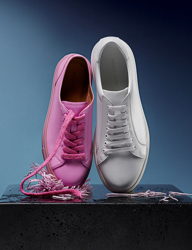 Белые мужские кеды MASCOTTE 175-4111512-8109M | ракурс 1