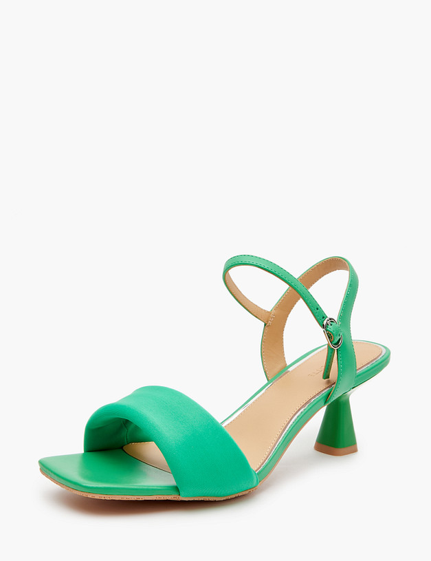 Зеленые женские босоножки MASCOTTE 172-4122612-0204 | ракурс 3