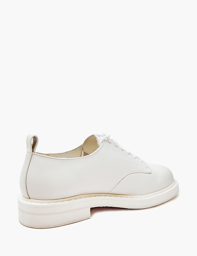 Белые женские дерби из натуральной кожи MASCOTTE 172-4121711-7102M | ракурс 3
