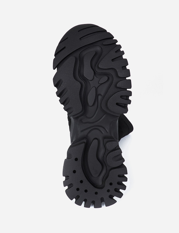 Черные женские ботинки-чулки MASCOTTE 25-121021-2802 | ракурс 5