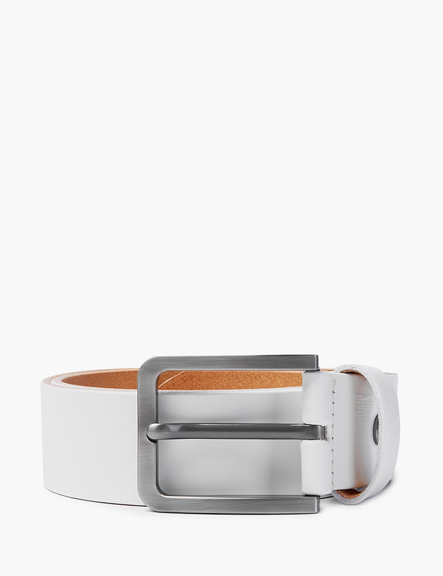 Белый женский ремень MASCOTTE 703-2106-101 | ракурс 1 Белый женский ремень MASCOTTE 703-2106-101 | ракурс 1