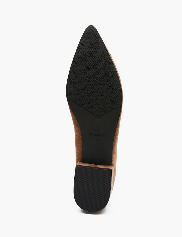 Коричневые женские туфли MASCOTTE 100-513911-0609 | ракурс 6 Коричневые женские туфли MASCOTTE 100-513911-0609 | ракурс 6