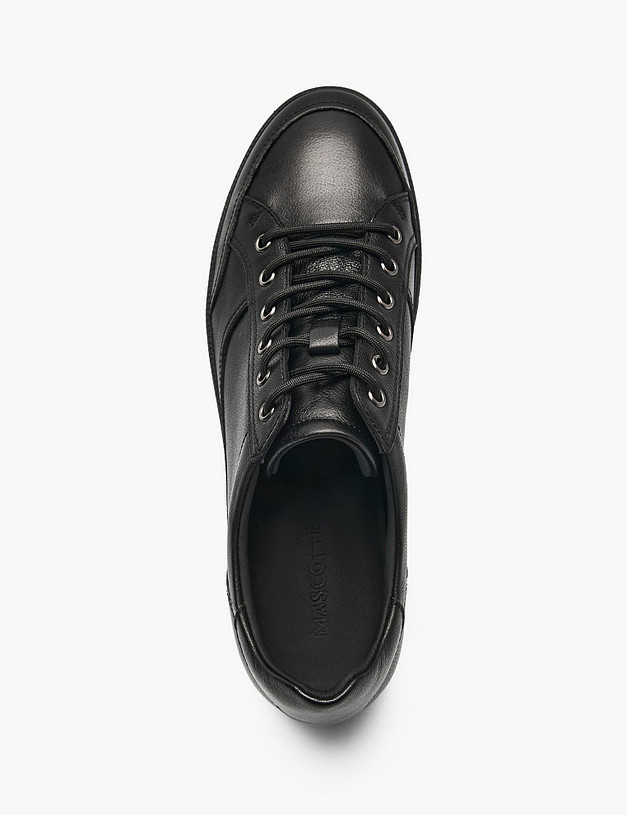 Черные мужские кеды MASCOTTE 142-6133024-0102 | ракурс 4