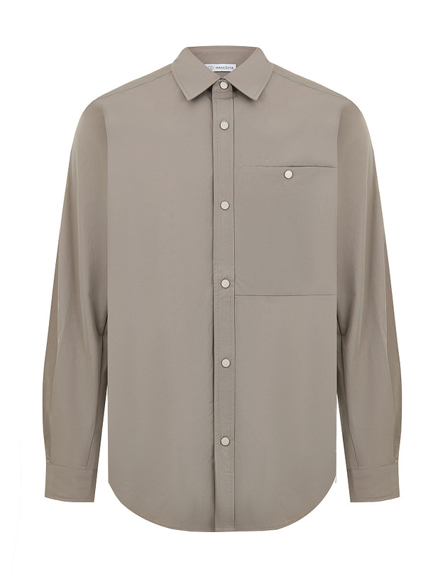 Бежевая мужская куртка-рубашка MASCOTTE 971-6103-2408 | ракурс 1