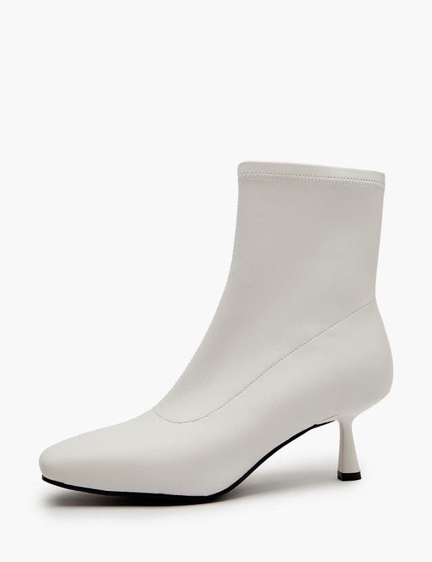 Белые женские ботильоны MASCOTTE 234-510521-0501 | ракурс 3