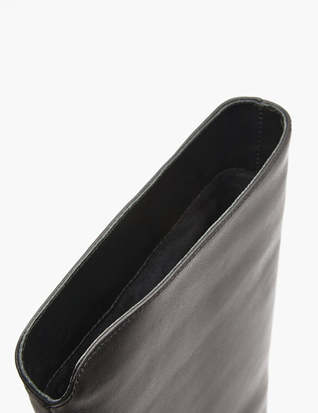 Черные женские ботильоны из натуральной кожи MASCOTTE 195-421321-3100M | ракурс 6