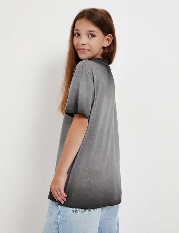 Графитовая детская футболка MASCOTTE 848-5120-2610 | ракурс 8
