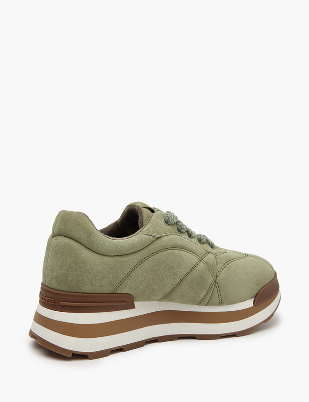 Оливковые женские кроссовки MASCOTTE 58-4120125-4646M | ракурс 3 Оливковые женские кроссовки MASCOTTE 58-4120125-4646M | ракурс 3
