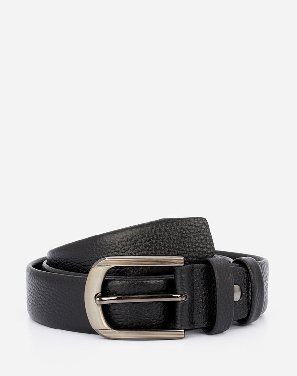 727-1233-102 Ремень муж. нат.кожа/нат.кожа черн, Mascotte