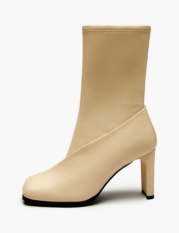 Молочные женские ботильоны MASCOTTE 175-5281321-7168M | ракурс 1