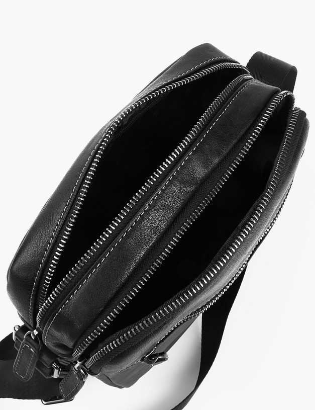 Черная мужская сумка MASCOTTE 604-2150-102 | ракурс 4