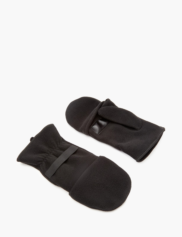 Черные мужские варежки MASCOTTE 717-3218-2402 | ракурс 3