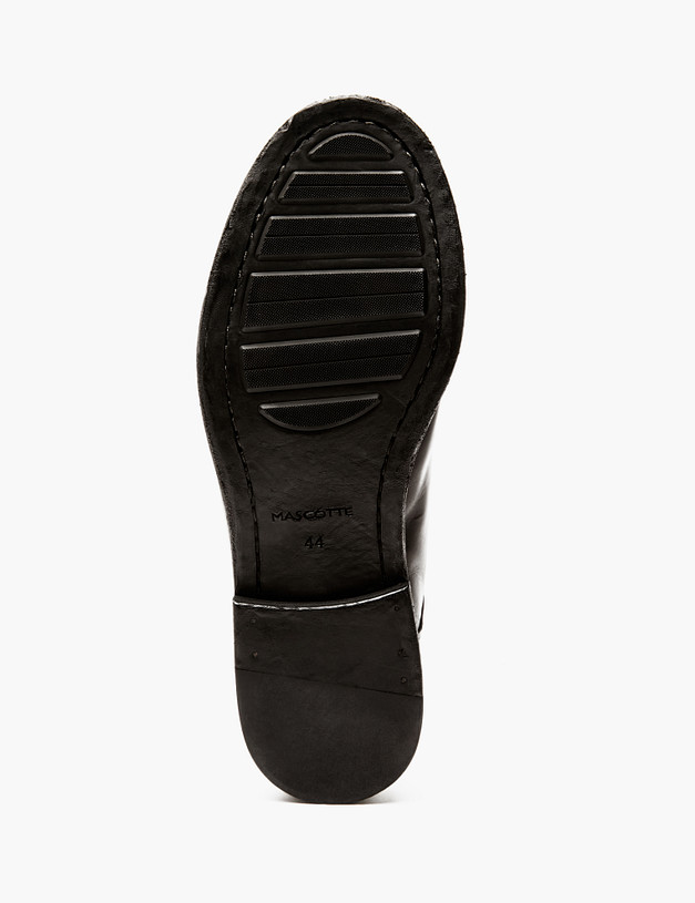 Premium черные мужские дерби MASCOTTE 128-414811-0102 | ракурс 6 Premium черные мужские дерби MASCOTTE 128-414811-0102 | ракурс 6