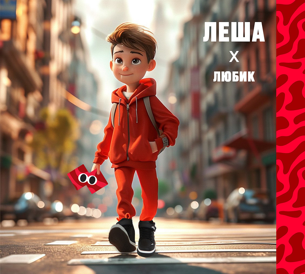  Мальчик Лёша и маскотикс Любик