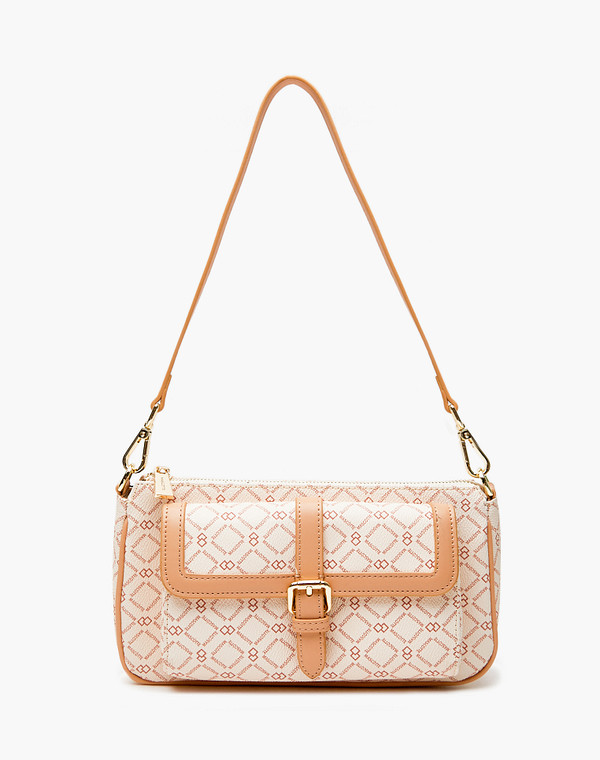 671-4113-601 Сумка женская и.кожа/текстиль молочн-беж, S, Mascotte