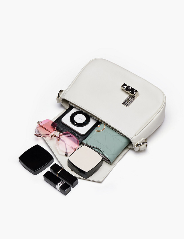 Белая женская сумка MASCOTTE 660-5105-101 | ракурс 6