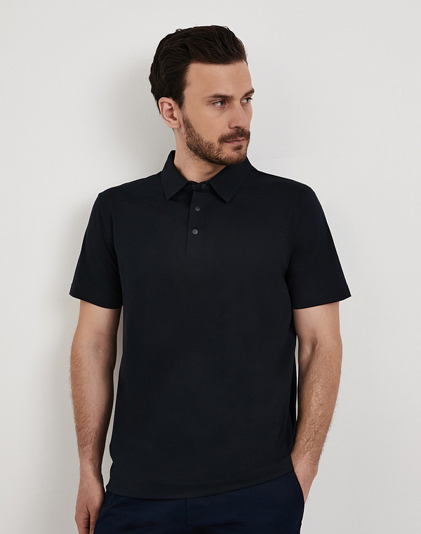 873-6101-2603 Джемпер-поло мужской темн-синий, Mascotte