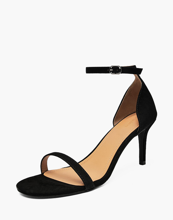 234-612711-0602 Туфли летние женские велюр/нат.кожа черн, Mascotte