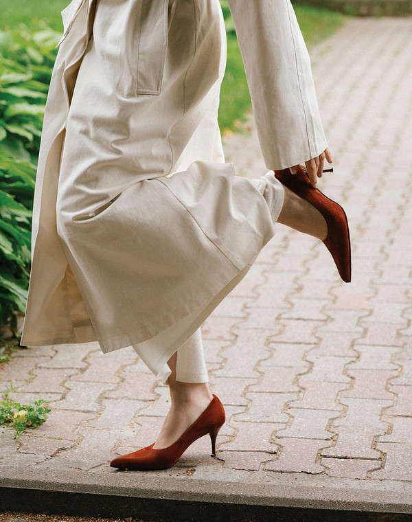 Терракотовые женские туфли 6990₽