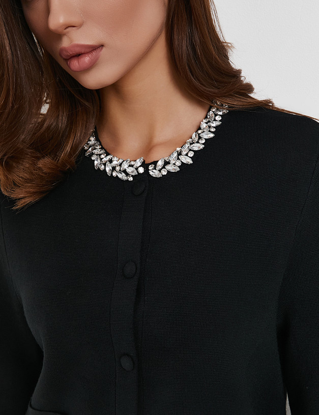 Черный женский джемпер MASCOTTE 852-5218-7502 | ракурс 4