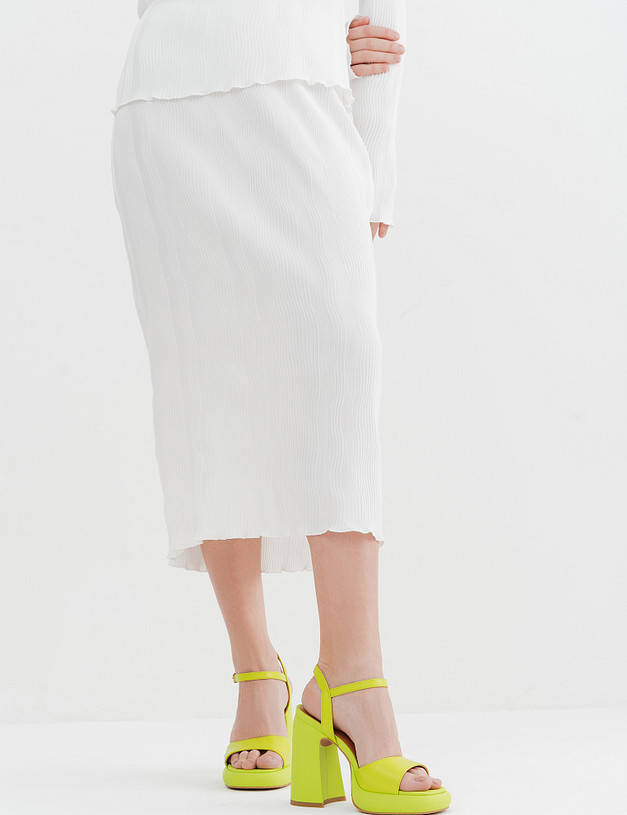 Зеленые женские босоножки MASCOTTE 233-4123711-6547M | ракурс 2