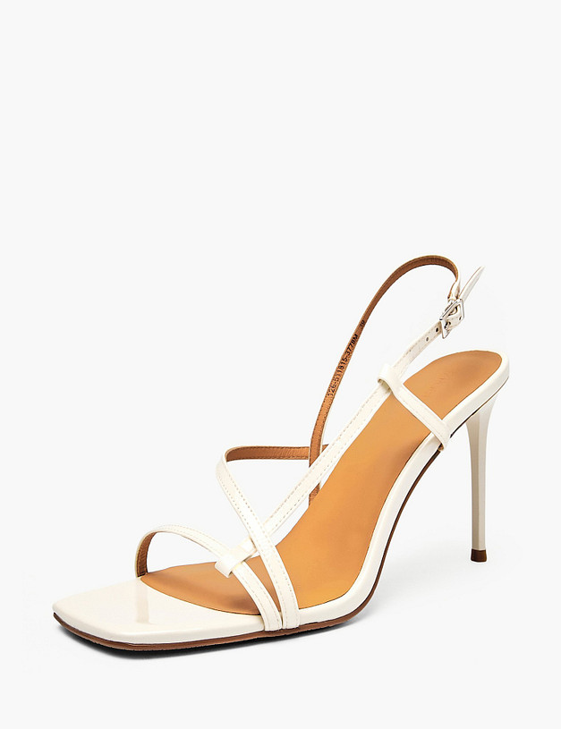 Молочные женские босоножки MASCOTTE 126-511815-3778M | ракурс 2