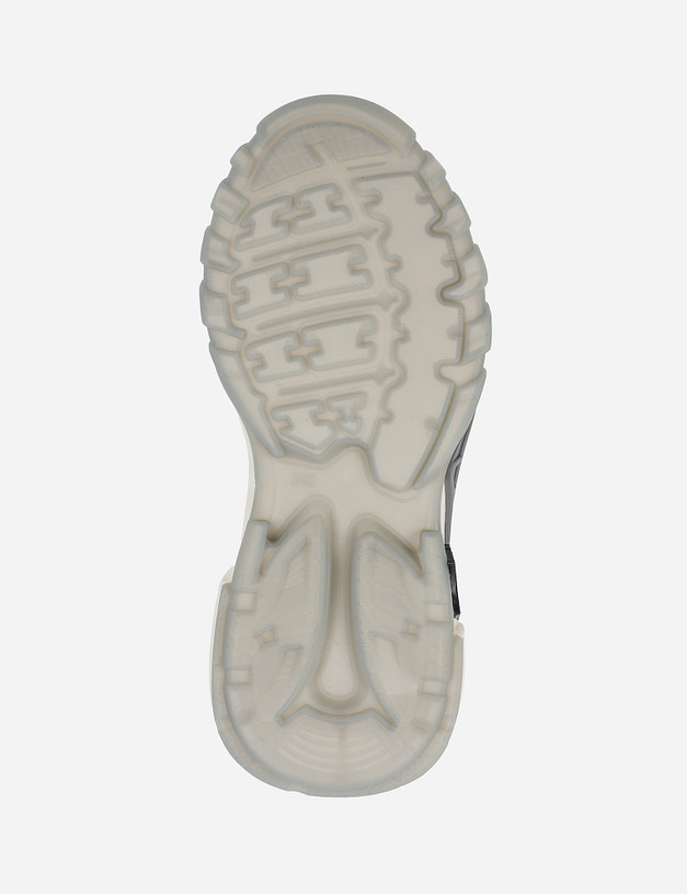 Белые женские кроссовки с яркими вставками MASCOTTE 234-121322-0601 | ракурс 6