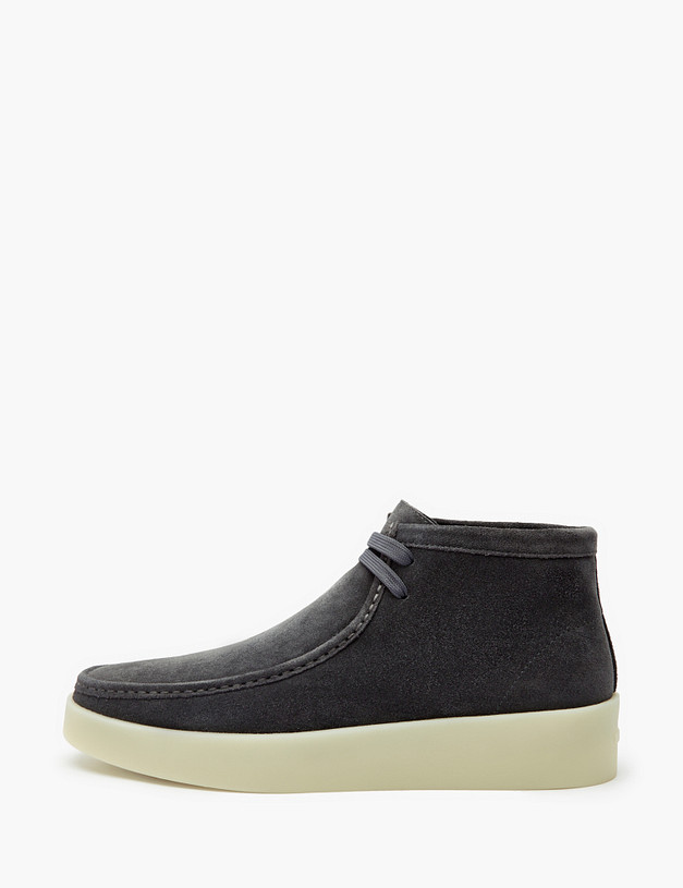 Серые велюровые мужские ботинки MASCOTTE 22-3170621-3276M | ракурс 1 Серые велюровые мужские ботинки MASCOTTE 22-3170621-3276M | ракурс 1