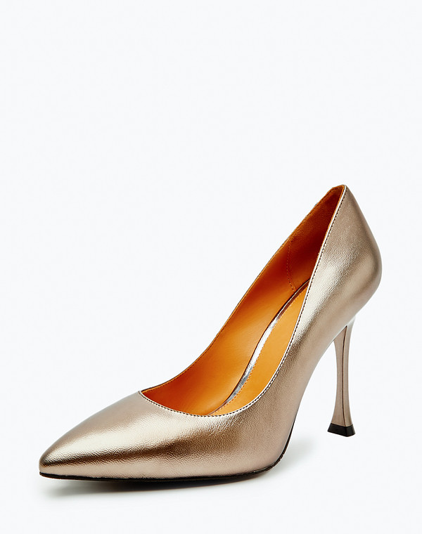 172-318711-0517 Туфли женские нат.кожа/нат.кожа бронза, Mascotte