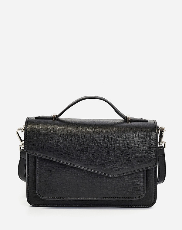 660-1209-602 Сумка женская и.кожа/текстиль черн, S, Mascotte