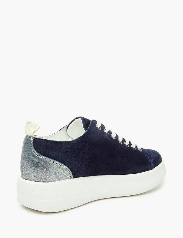 Синие женские кеды MASCOTTE 58-0161511-3636M | ракурс 3 Синие женские кеды MASCOTTE 58-0161511-3636M | ракурс 3