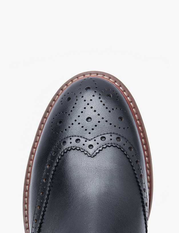 Черные мужские челси из натуральной кожи MASCOTTE 22-1272822-3108M | ракурс 4