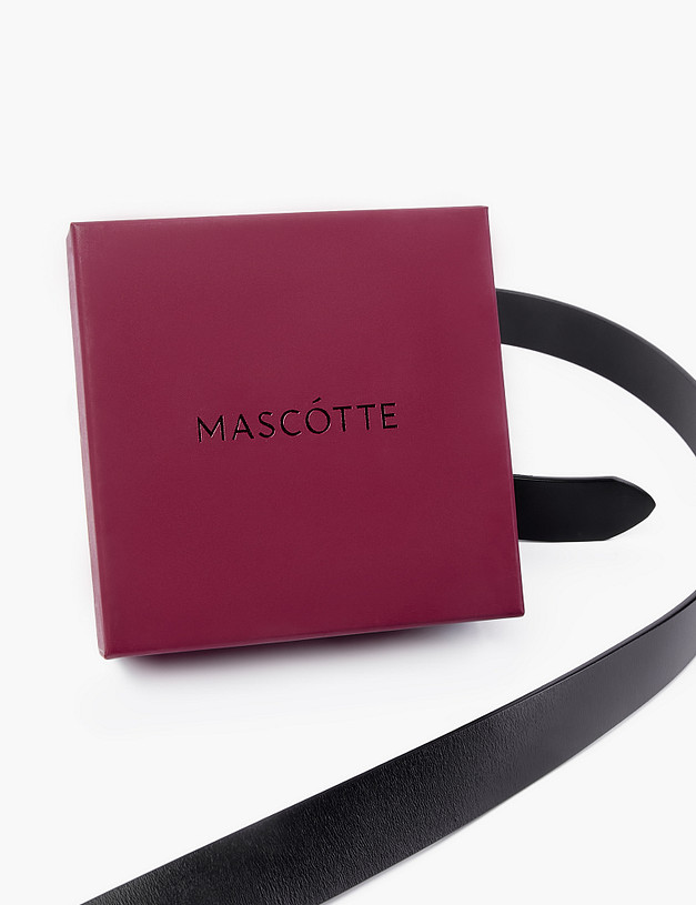 Черный женский ремень MASCOTTE 703-2110-602 | ракурс 3