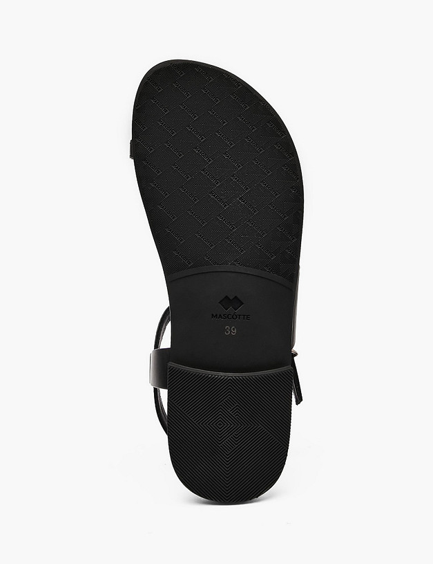Черные женские сандалии MASCOTTE 15-612211-0102 | ракурс 5