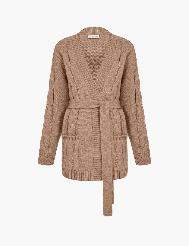 Бежевый женский кардиган MASCOTTE 852-4215-2409 | ракурс 7