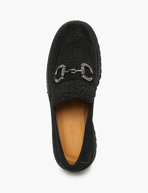 Черные женские лоферы MASCOTTE 126-520811-0602 | ракурс 4