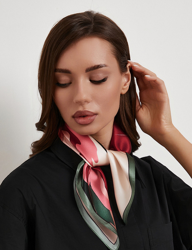 Розовый женский платок MASCOTTE 766-6133-2106 | ракурс 1