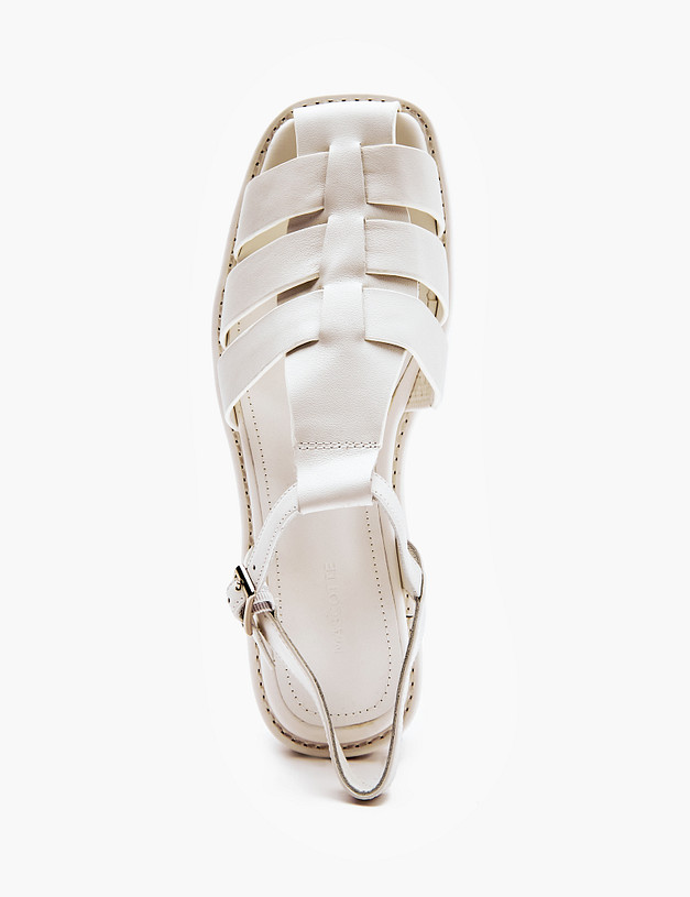 Белые женские сандалии MASCOTTE 233-4123911-7102M | ракурс 6